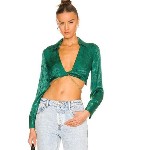 NBD Green Crop Top - Picture 2 of 12